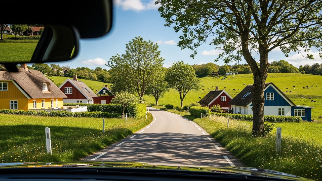 Peaceful Road Trip in Nordjylland, Denmark | Hals to Hou Scenic Drive
