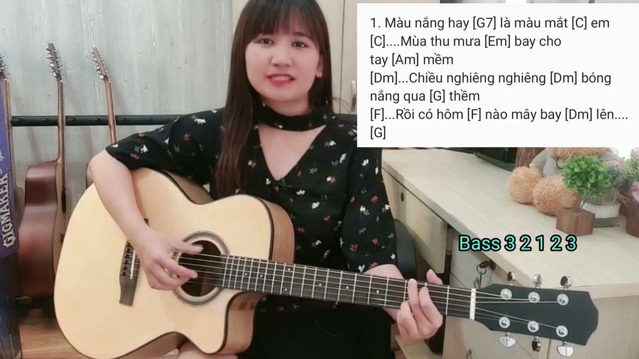 [Hướng dẫn Guitar] Nắng Thủy Tinh | đệm hát đơn giản cho người mới tập | Ns Trịnh Công Sơn
