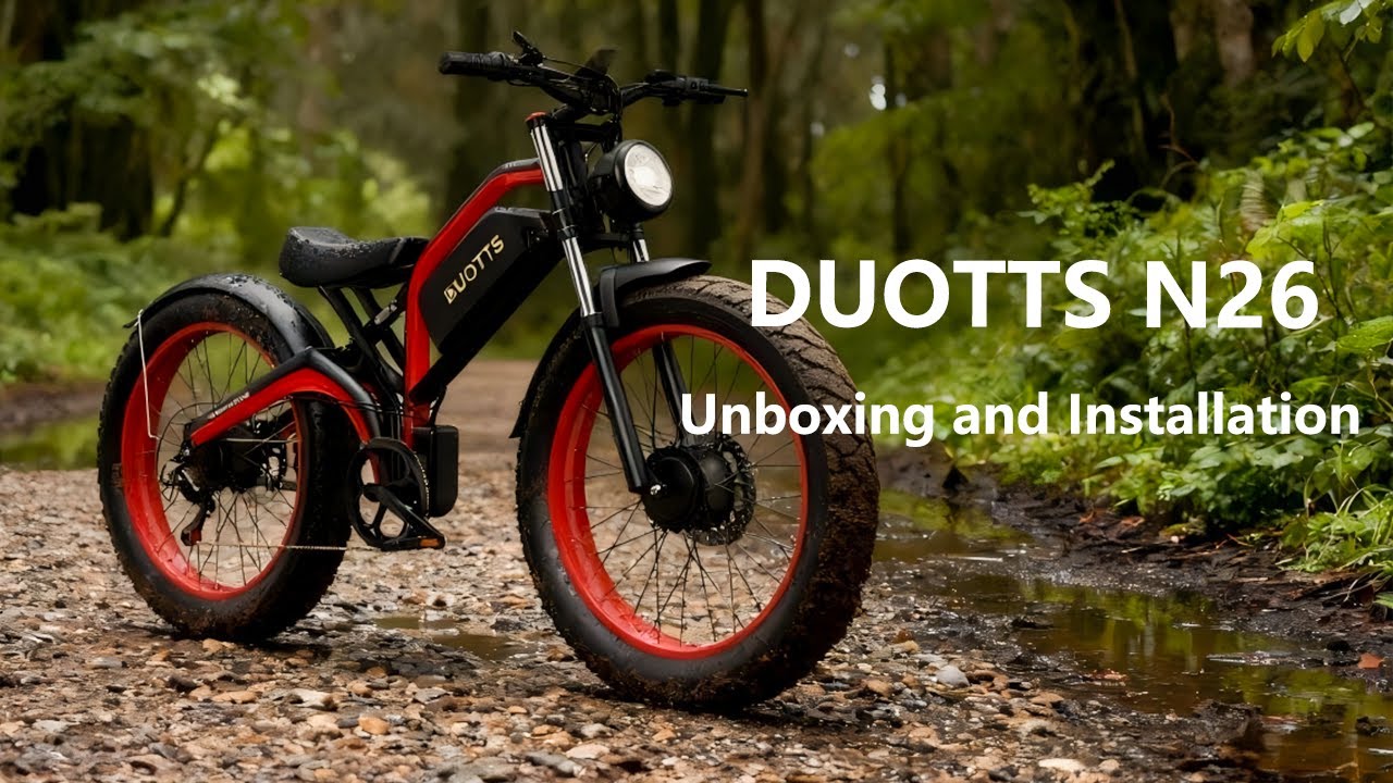 DUOTTS N26 Electric Bicycle Unboxing and Installation | DUOTTS Official