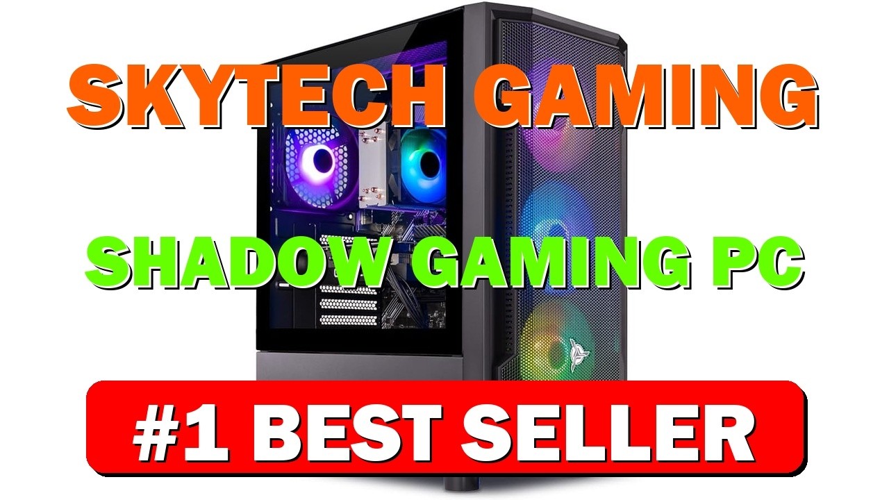Skytech Gaming Shadow Gaming PC Desktop  AMD Ryzen 5 5600X 3.7 - B0C9PJXPMD
