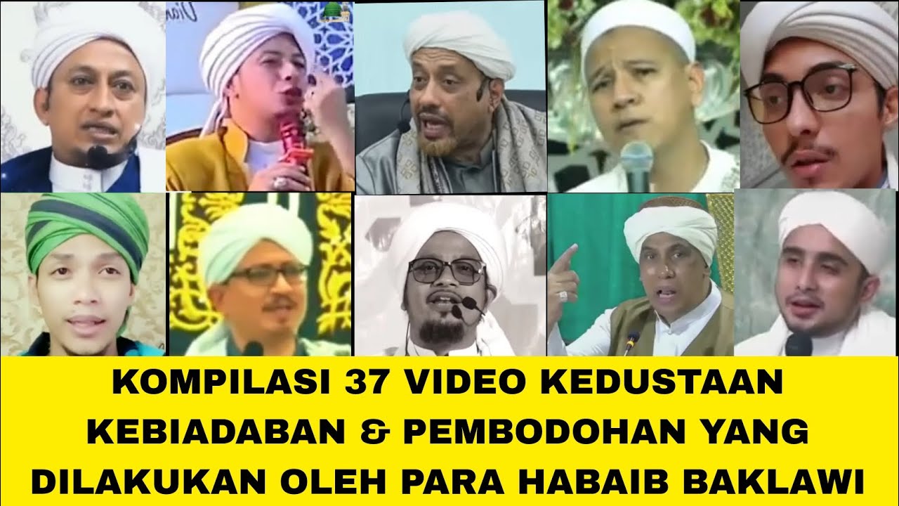 🔴Kompilasi 37 Video Kedustaan & Penyesatan Akidah oleh Habib Ba 'Alwi