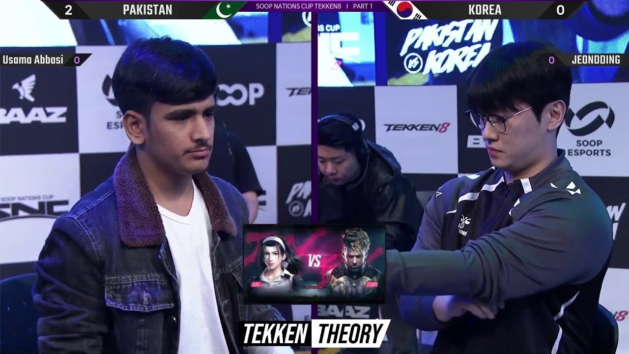 Tekken 8: Usama Abbasi (Jun) VS Jeondding (Eddy) | Korea vs Pakistan - SOOP NATIONS CUP PART 1