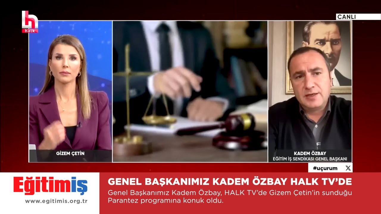 Eğitim-İş Genel Başkanı Kadem &Ouml;zbay &ndash; Parantez Programı - Halk TV - 3/12/2025