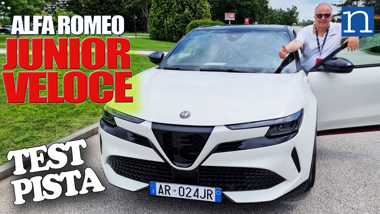 ALFA ROMEO JUNIOR VELOCE (2/2) →TEST in pista IMPRESSIONI DI GUIDA  come va  il BISCIONE 4.0