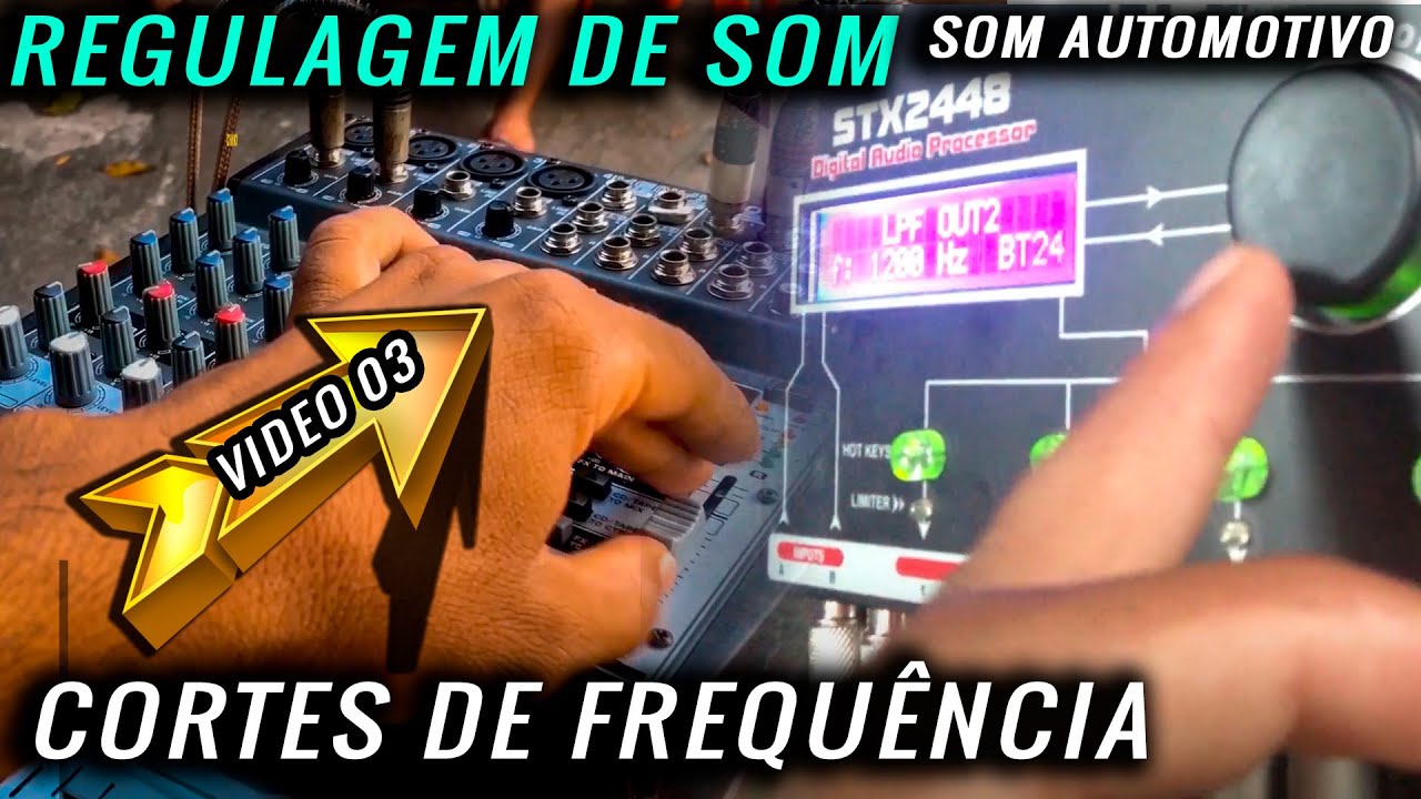 Som Automotivo Como Regular  Cortes  De Freqüência / vídeo 03 / CHIKIM SOM