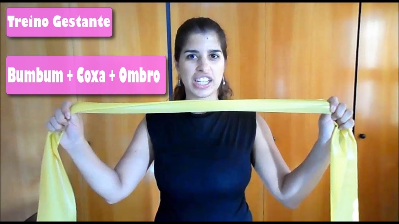 Treino Gestante: (Bumbum + Coxa + Ombro ) #005