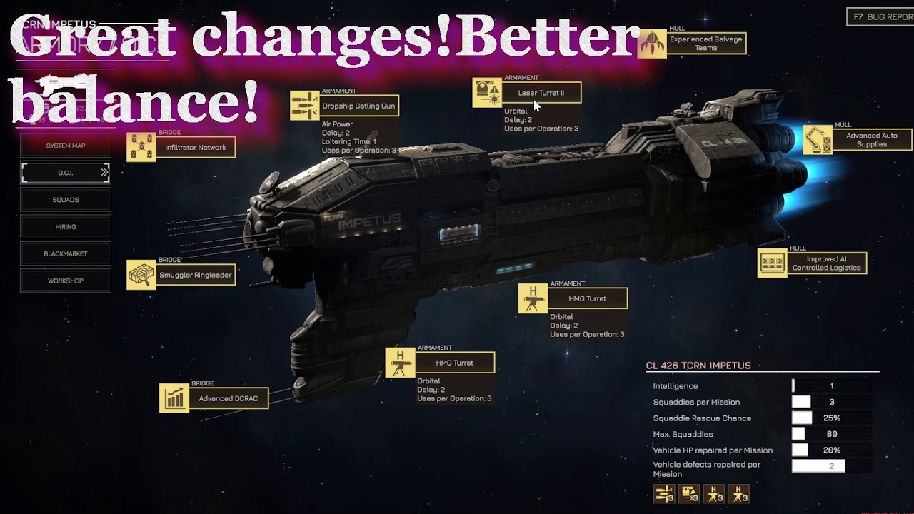 MENACE - Big Update - OCI Rework - Great economy rebalance and ship upgrades - New best OCI modules