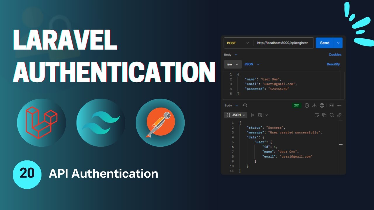 #20 &ndash; API Authentication | Laravel Authentication & Authorization in Arabic