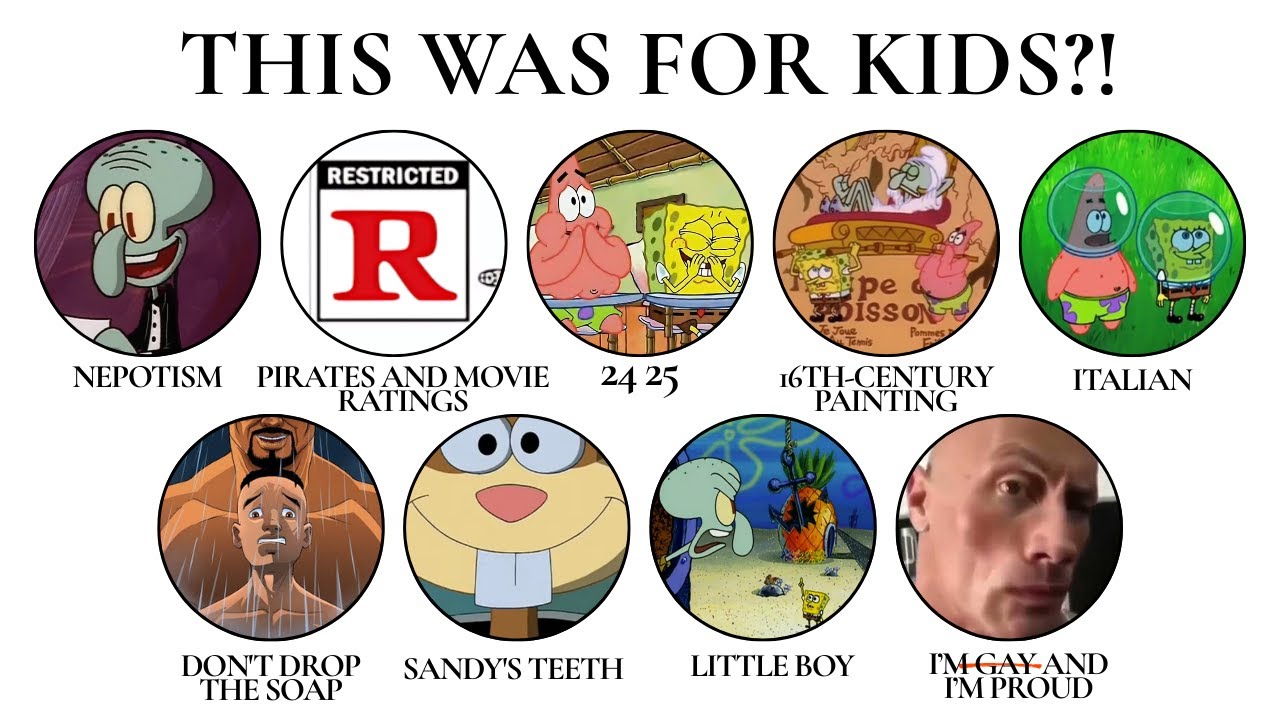 Every Absurd & Dark Joke in SpongeBob Explained (R)