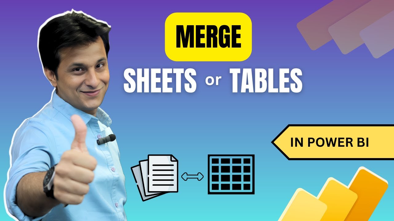 15.1 Merge Sheets or Tables in Power BI (Power Query) | Power BI Tutorial for Beginners