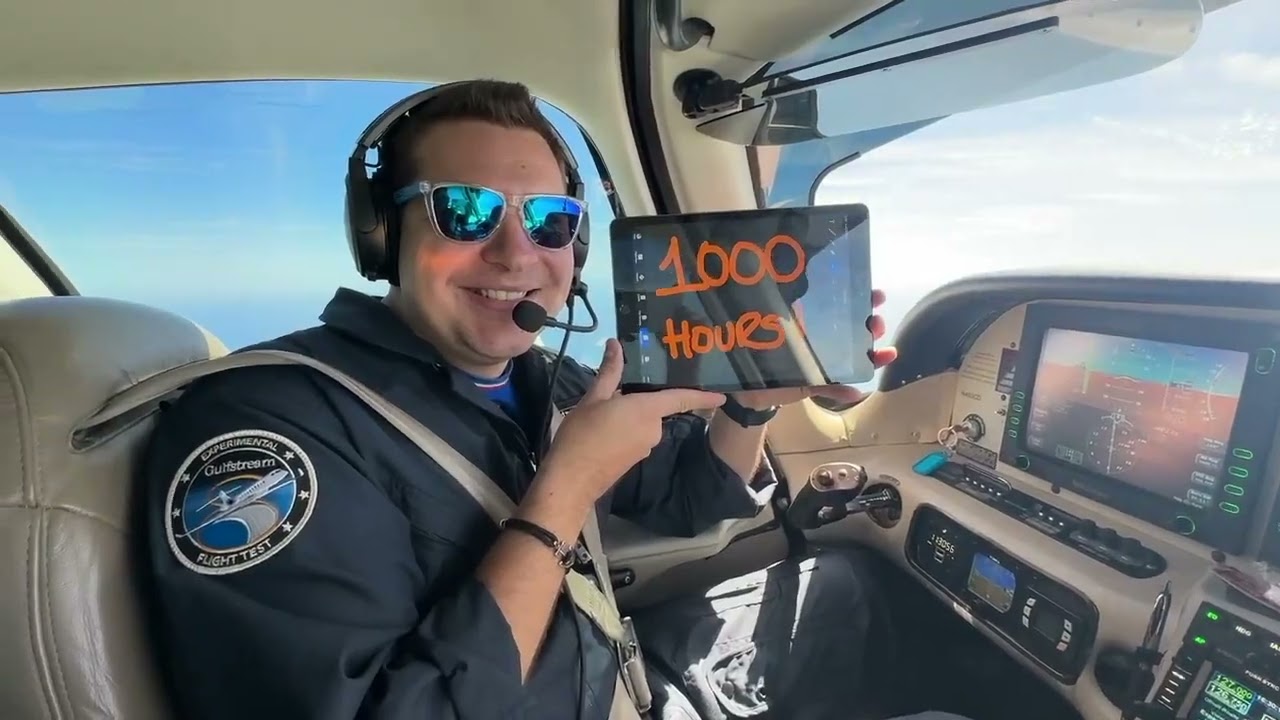 My 1000 hour flight!