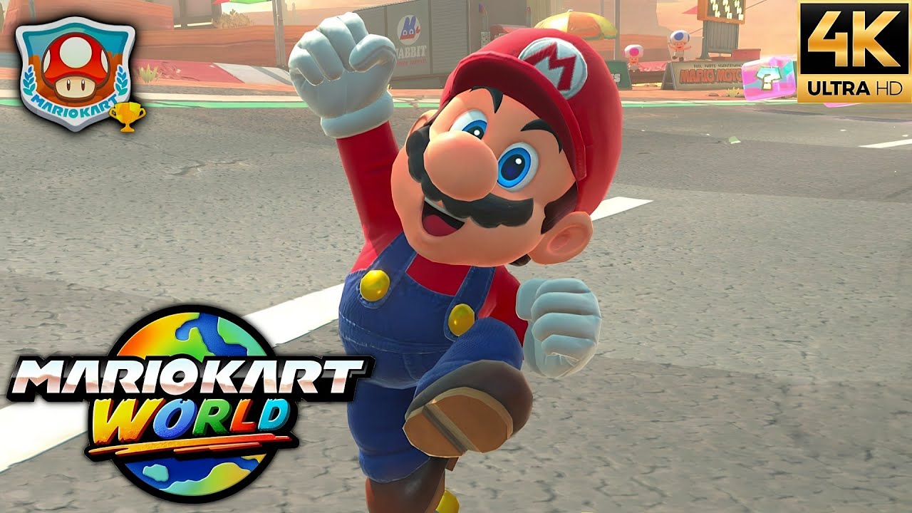 Mario Kart World - Mushroom Cup Gameplay | Grand Prix Mode (4K 60FPS)