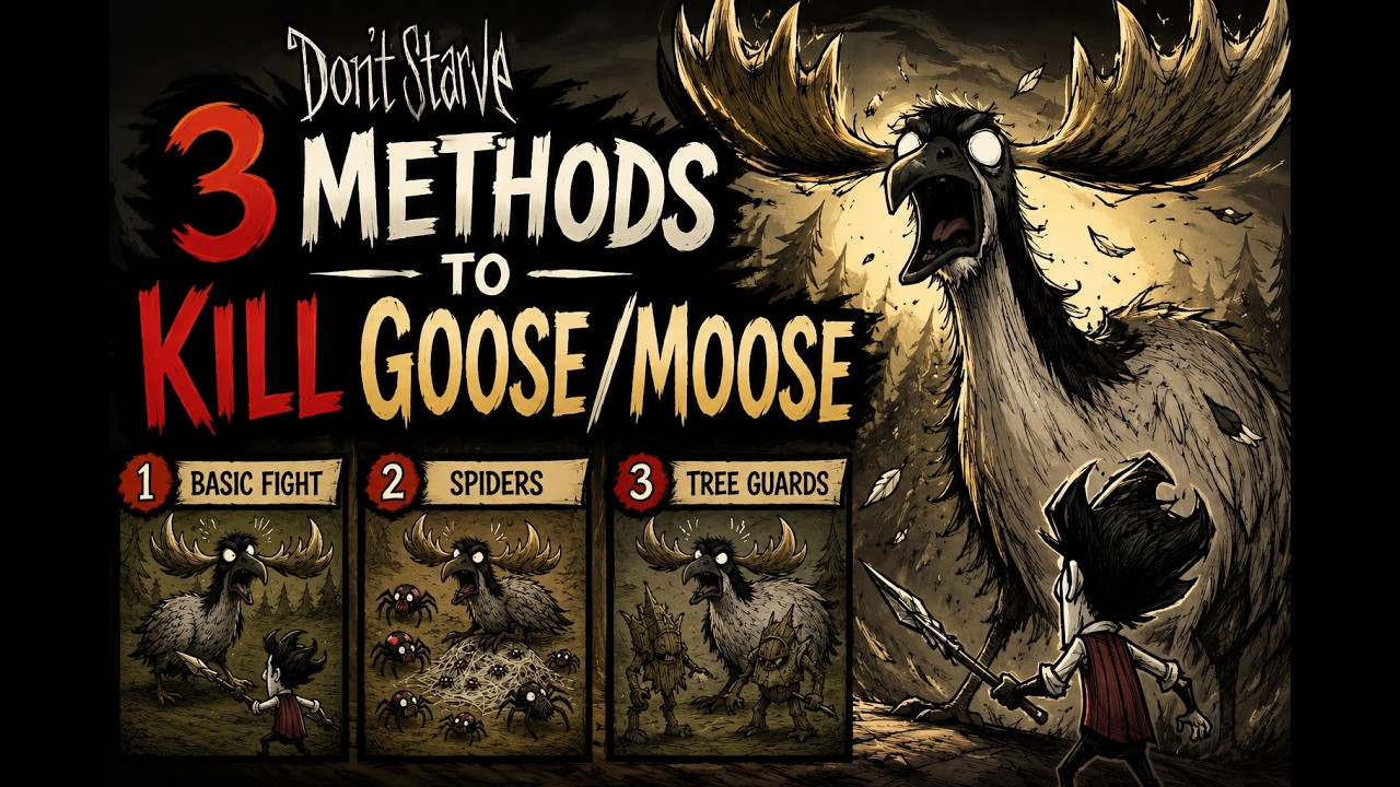 3 Methods to Kill Goose/Moose in Don't Starve Together