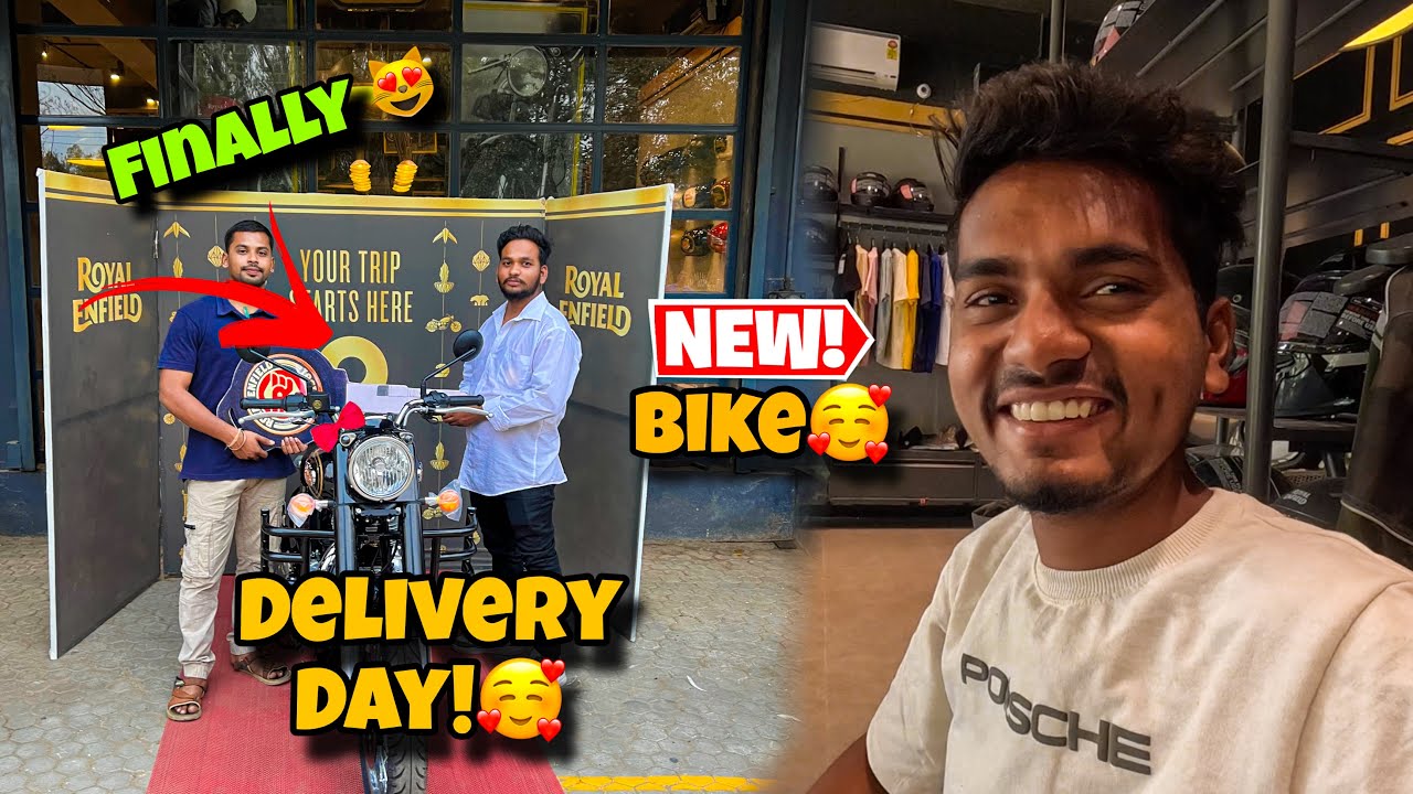 Finally New bike Delivery🥰🔥