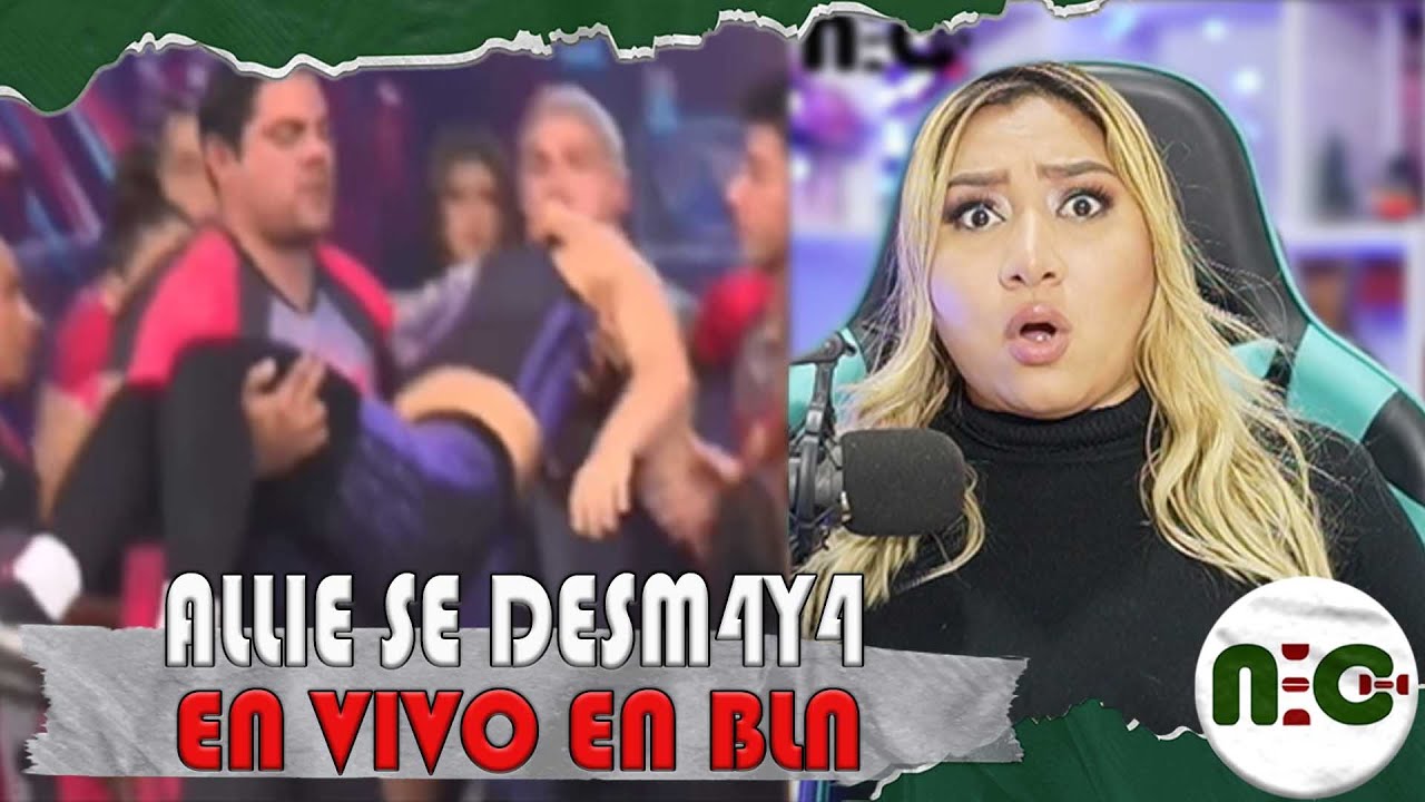 BLN en vivo se desm4yo ALLI😱 show o verdad?