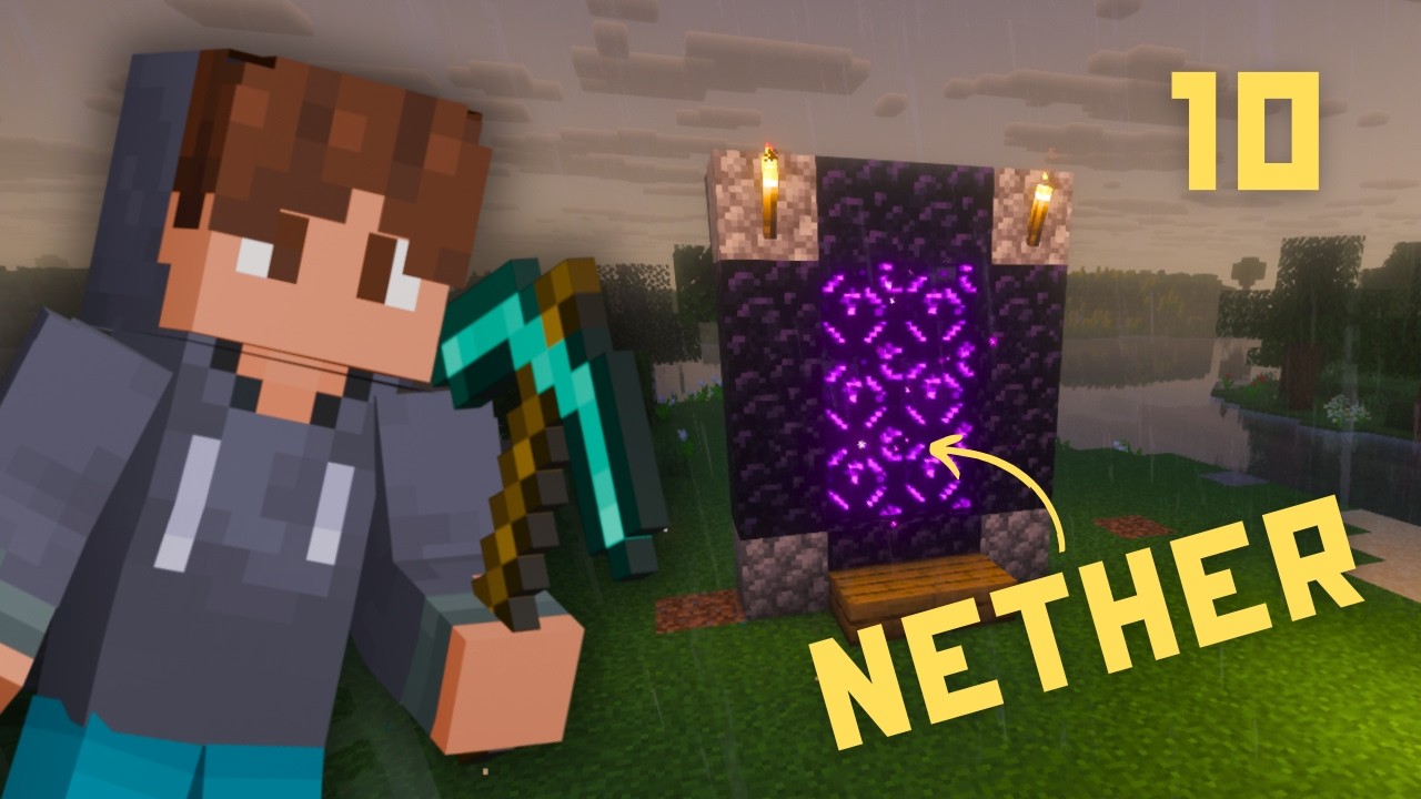 FINALMENTE IL PORTALE DEL NETHER!! - NULLANDIA EP.10 [MINECRAFT ITA]