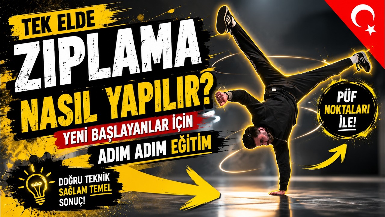 Amut'ta Tek El Zıplama Hilesi! 💪🔥 | Pratik ve Eğlenceli Egzersiz