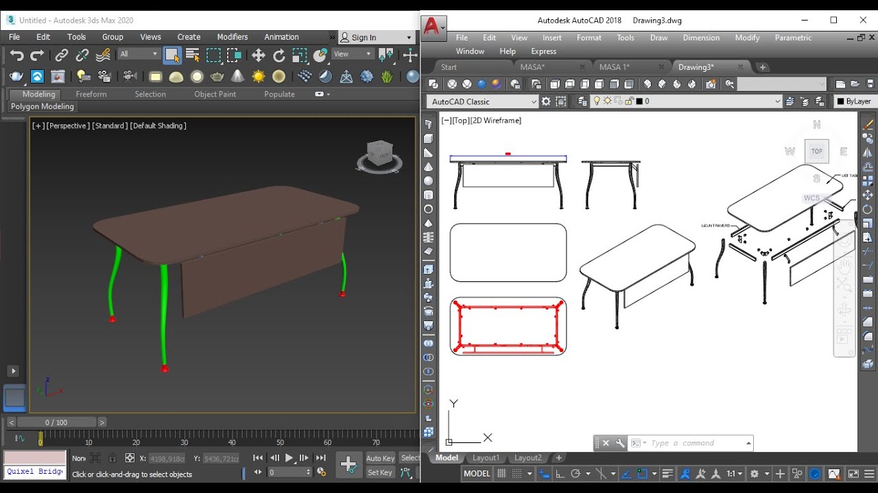 3DS MAX DEN TEKNİK RESİM OLUŞTURMA 2D ÇİZİM OLUŞTURMA