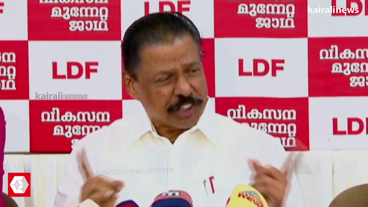 എം വി ഗോവിന്ദൻ മാസ്റ്റർ മാധ്യമങ്ങളെ കാണുന്നു