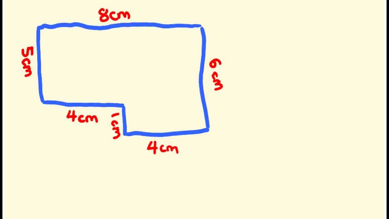 Area of composite or compound shapes - fast math lesson