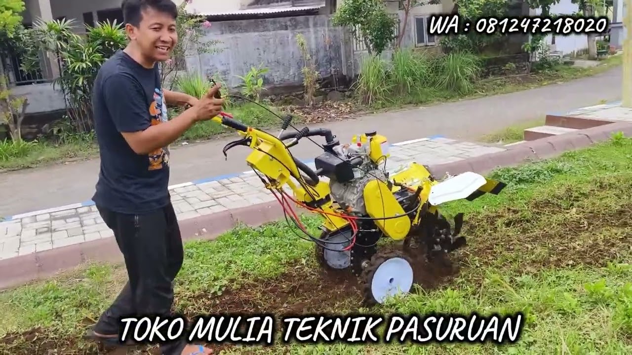 TES DRIVE CULTIVATOR RTH DIESEL MERK RONIN RTH 173-7G