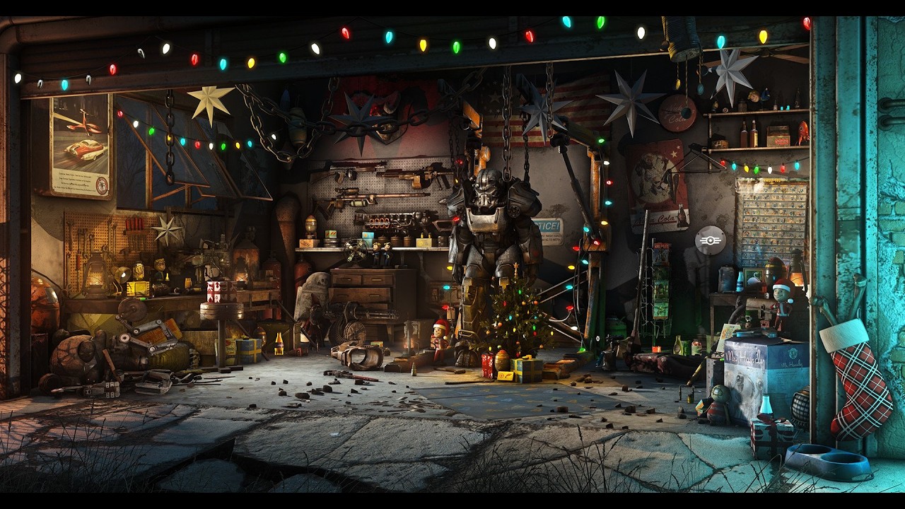 Fallout 4 - EP44 - Lets build some lights in settlements - modded