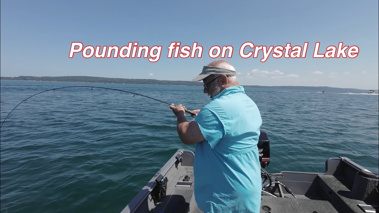 Fishing In Crystal Lake in Benzie County