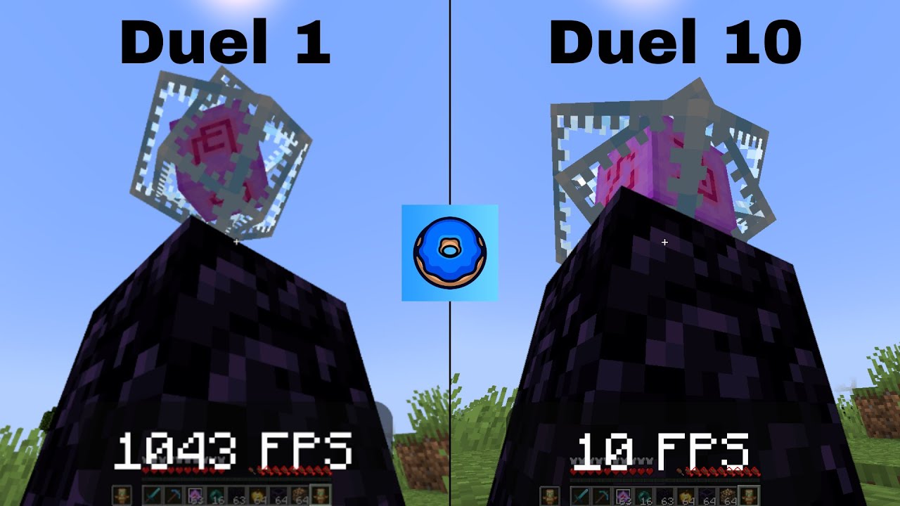 Minecraft But Every Duel Is Less FPS (Donut SMP)
