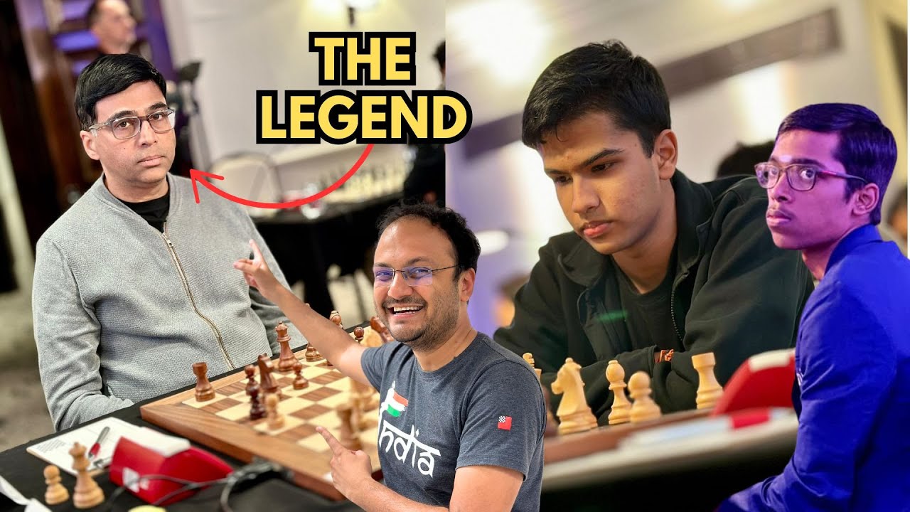 Vishy Anand downs UK's youngest GM Shreyas Royal, sets up quarter finals clash with Praggnanandhaa