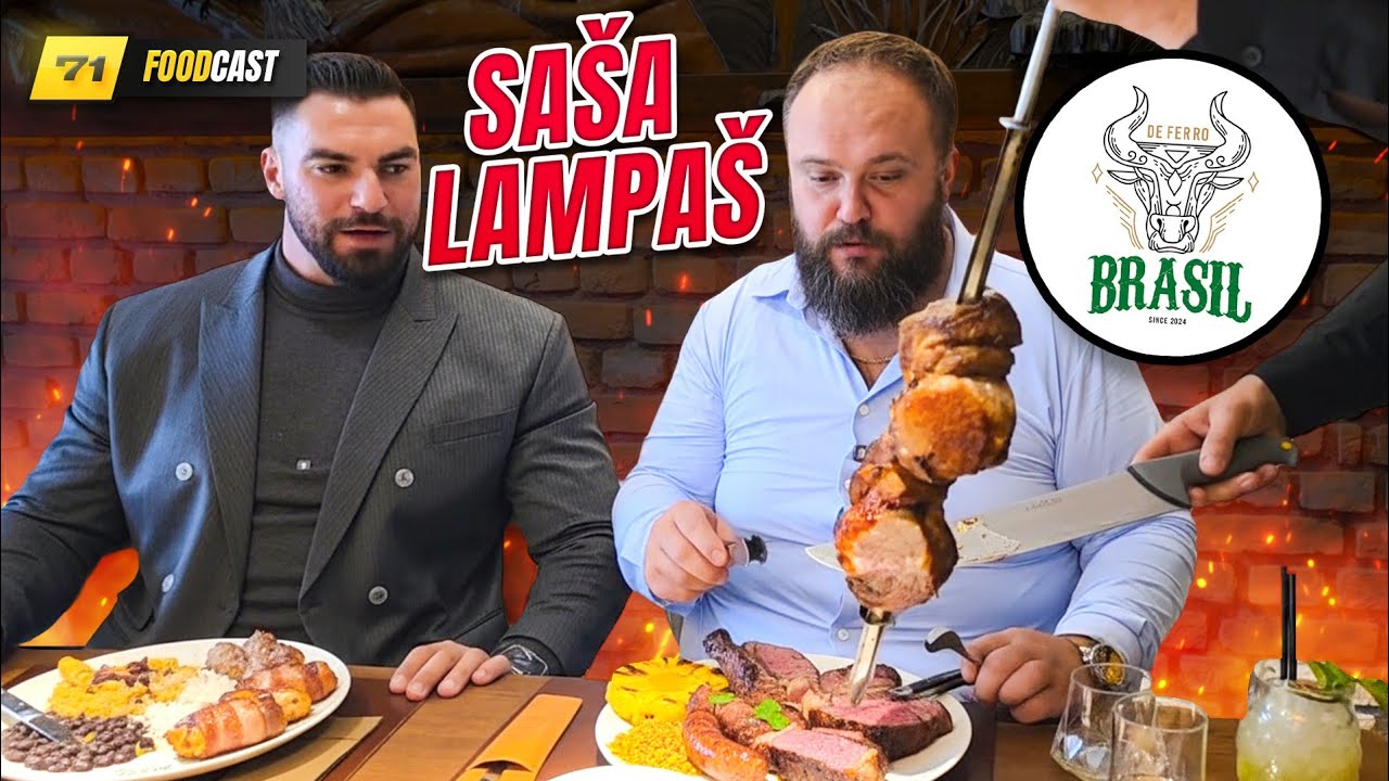 KO MOŽE VIŠE DA POJEDE - JA ili IZBACIVAČ u RESTORANU BRASIL VRŠAC !!! FoodCast 71 - Saša Lampaš