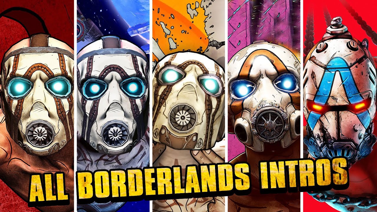 Borderlands - All Intros (1, Pre-Sequel, 2, 3 & 4)