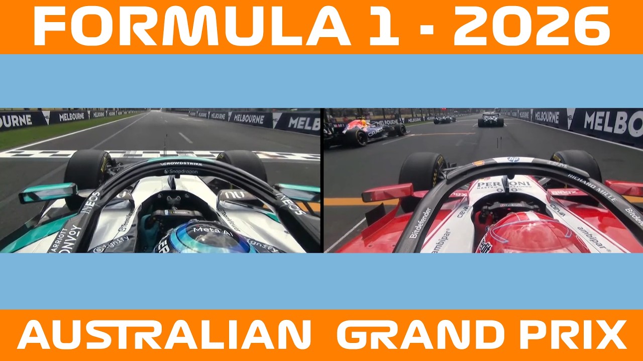 FIRST 10 LAPS ONBOARD | RUSSELL, LECLERC, HAMILTON
