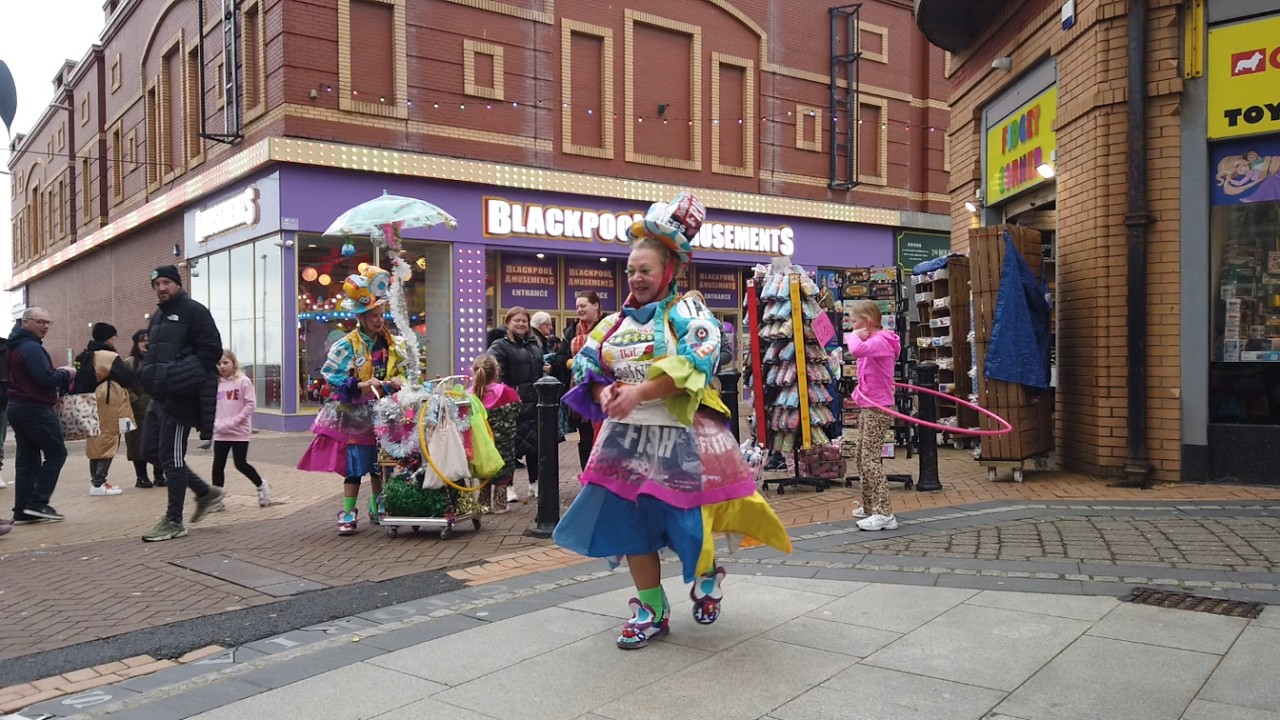 BLACKPOOL Magic convention  is under way , should be a busy few day's in blackpool as we walk around