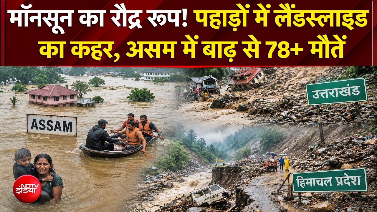 Weather News Today: देशभर में IMD का बड़ा Alert! Uttarakhand से Assam तक तबाही! | Flood | Landslide