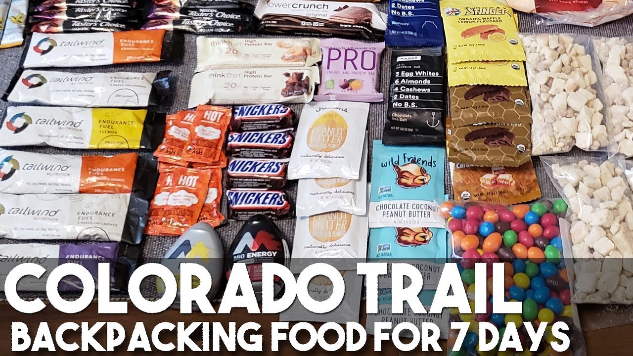 Backpacking Food For Seven Days (Colorado Trail Prep)
