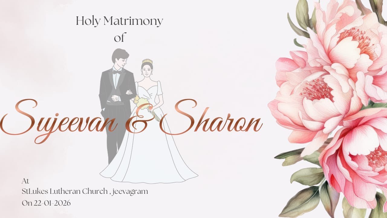 Holy Matrimony Of Paul Sujeevan & Sharon Nikhila