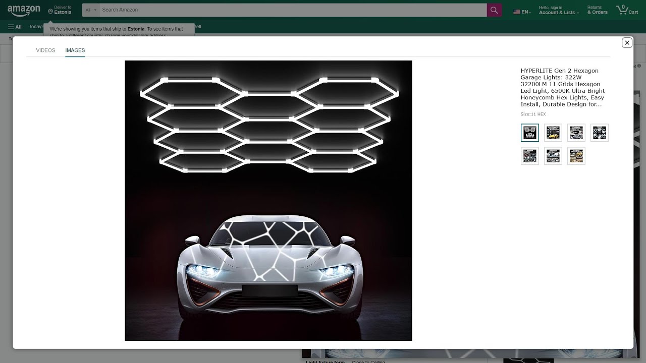 Гаражное освещение Hyperlite Gen 2 Hexagon &ndash; Честный обзор сверхяркой лампы мощностью 322 Вт с цв...
