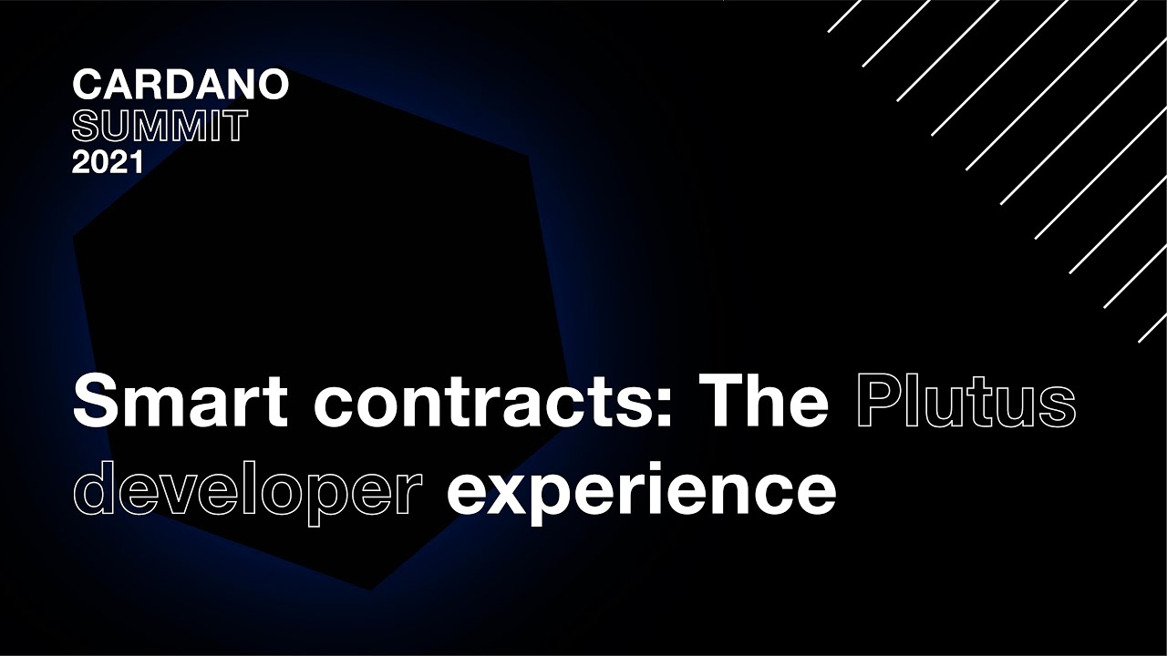 Smart contracts: the Plutus developer experience