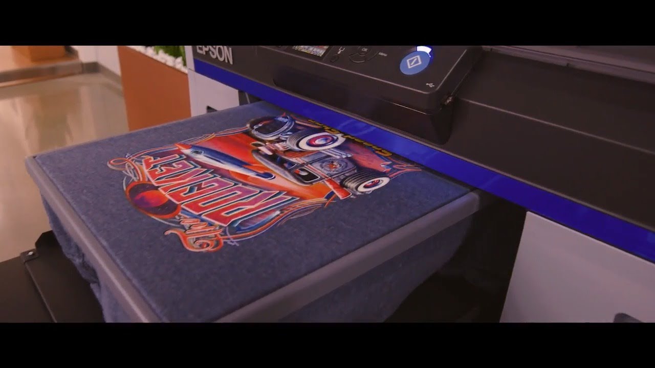 Epson SureColor F2100 Direct to Garment Printer | Take a tour
