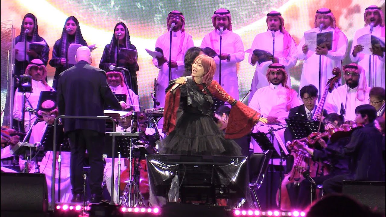 【万博】LiSAが「炎」熱唱   サウジアラビア ナショナルデーコンサート Expo Japan「Saudi Arabia National day」Mishaal Tamer  2025.9