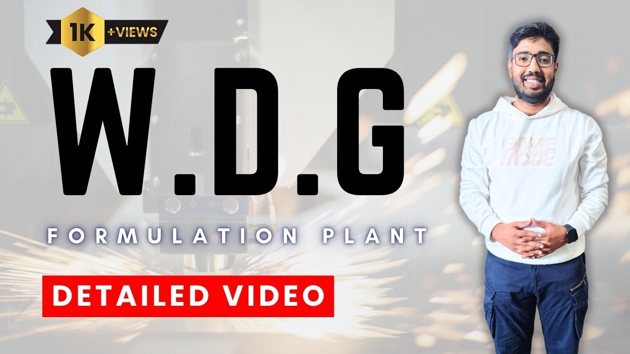 W.D.G PLANT SETUP | AGROCHEMICAL FORMULATION INDUSTRY | #viralvideo #agrochemicals