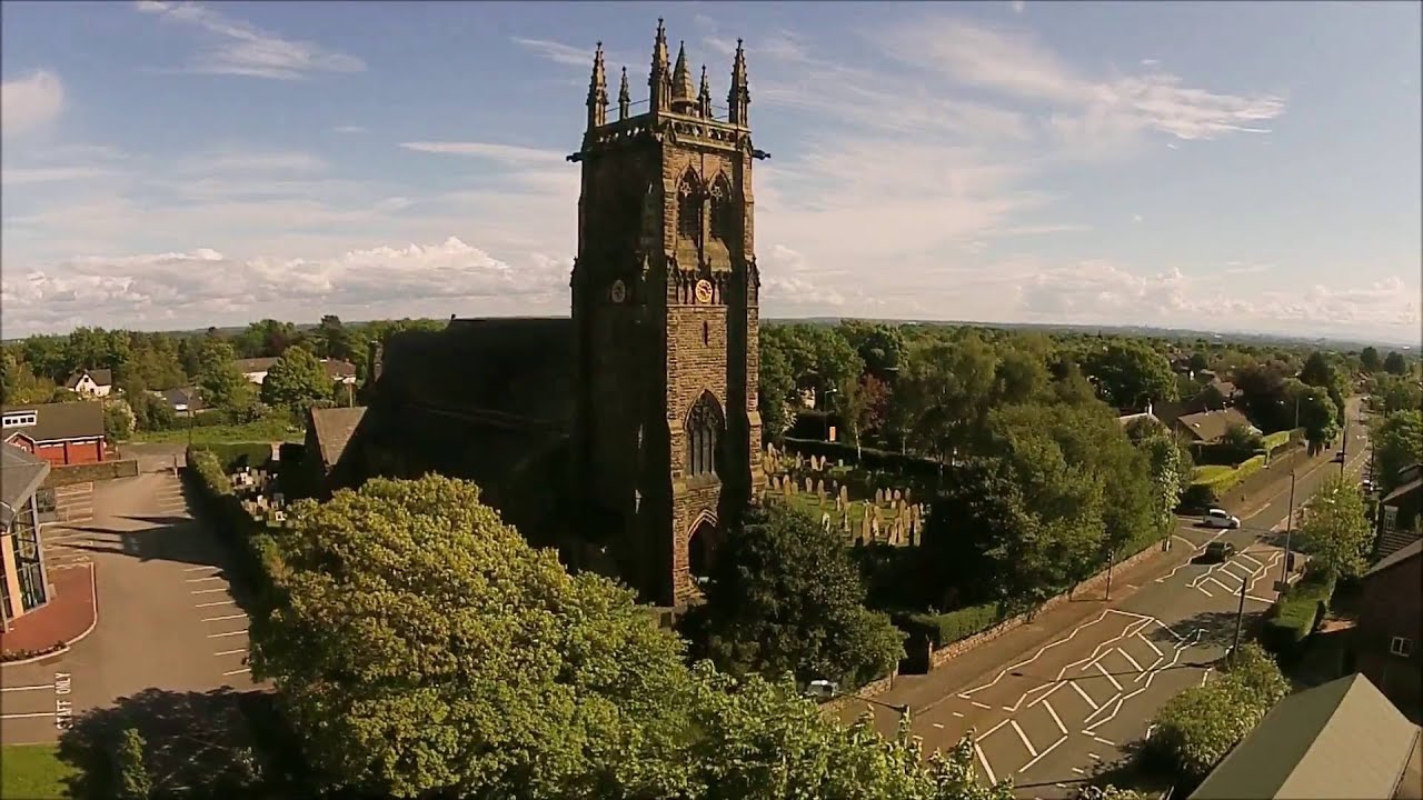 DJI Phantom 2 Vision Plus - Drone - Flying Around Christ Church Aughton