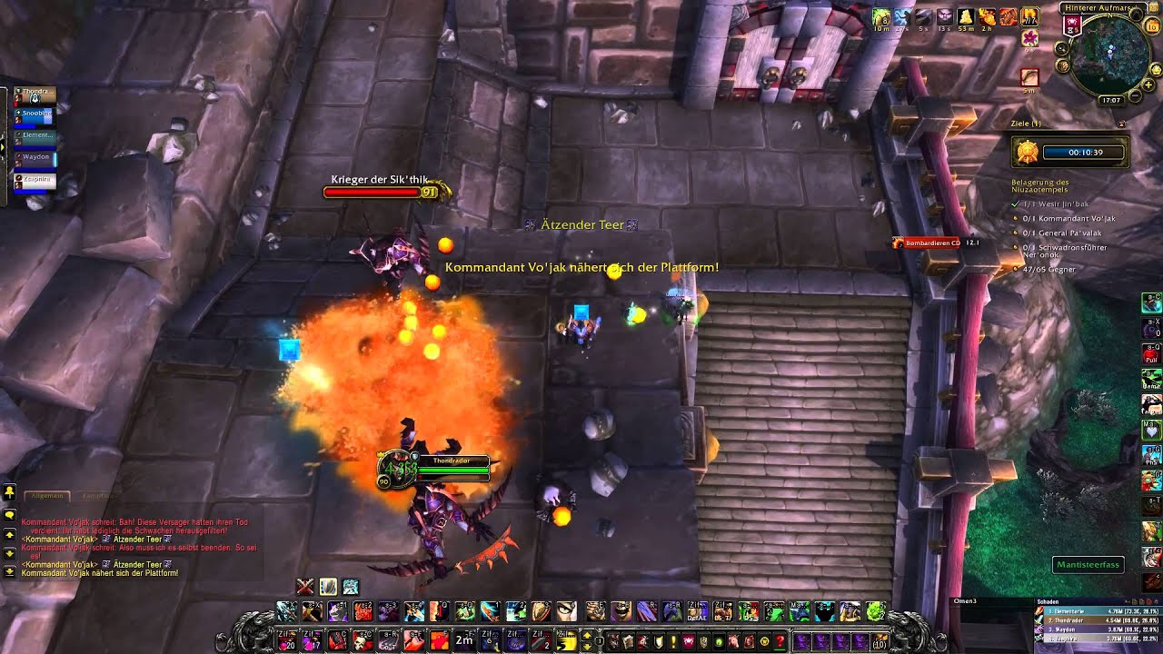 Belagerung des Niuzaotempels - CM Gold - Warrior (Prot) PoV