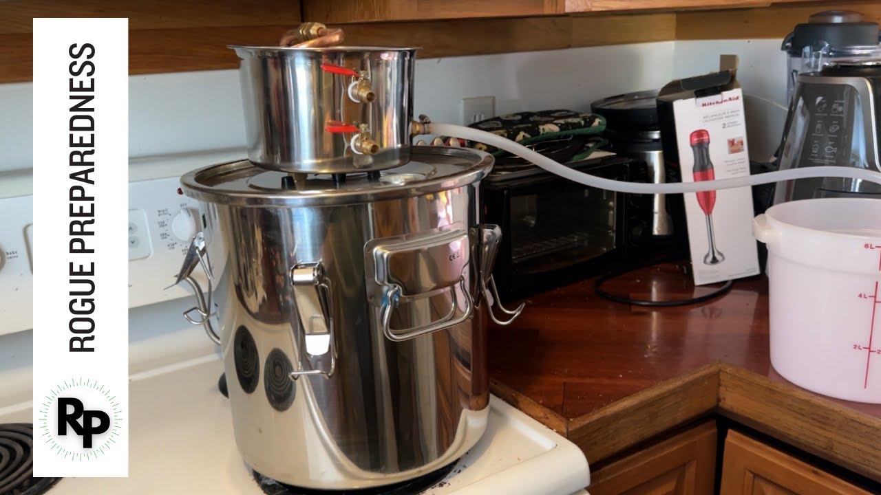 How to use a Stove Top Distiller for Emergency Water Distilling First Time Use of VEVOR Distiller