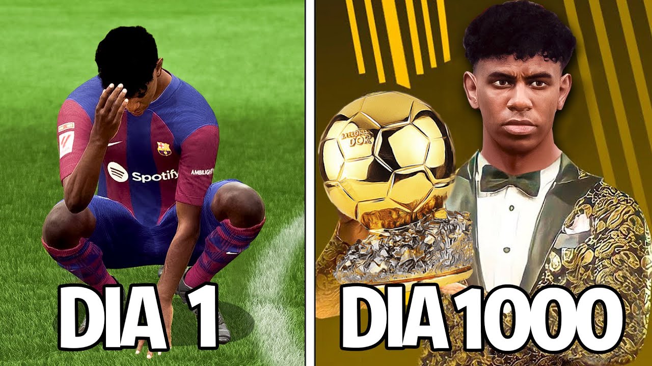 SIMULEI a CARREIRA do YAMAL! 🏆