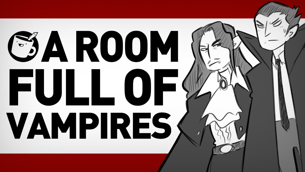 Drawing A Room Full of Vampires