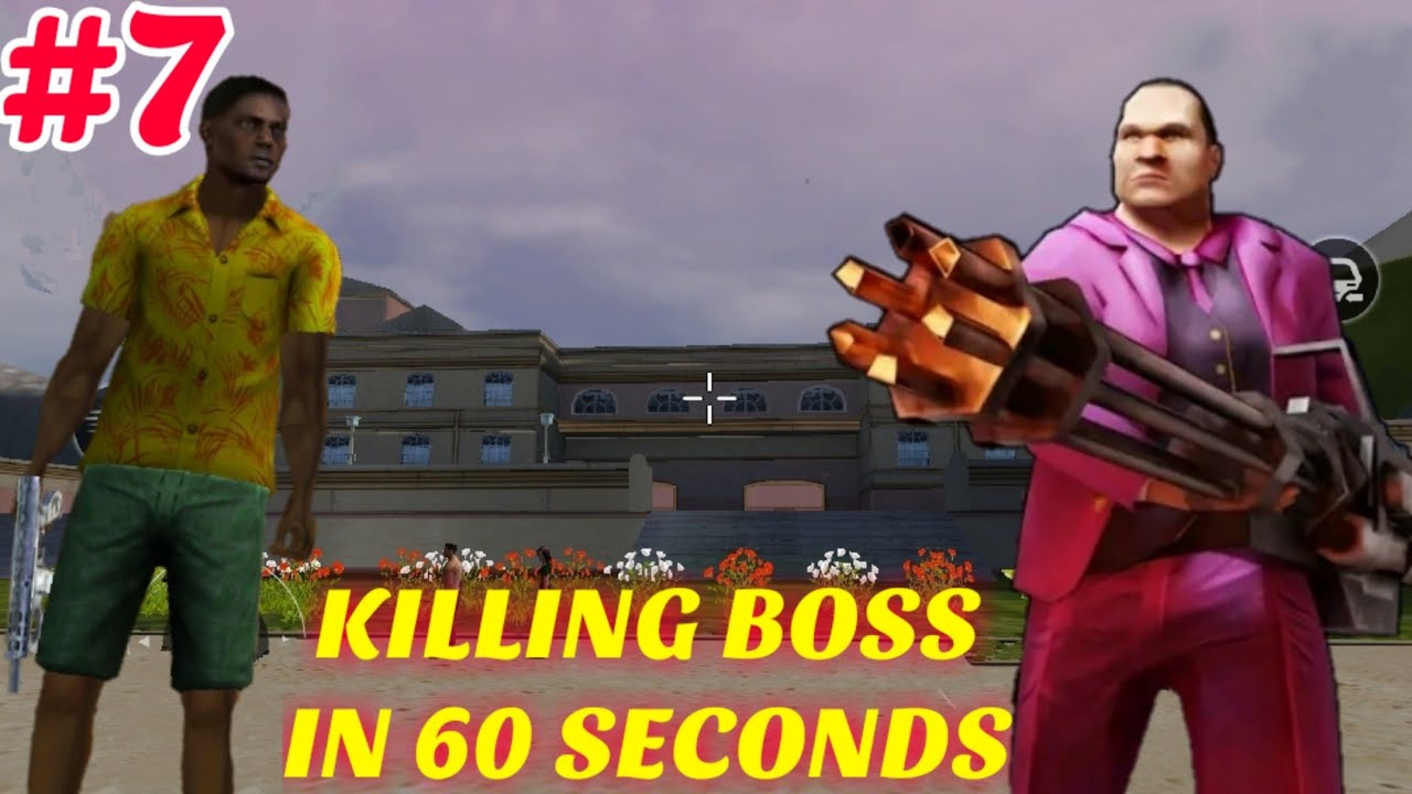 KILLING ELITE BOSS IN LESS THAN 1MINUTE NEW GANGSTER CRIME AMAZING GAMEPLAY