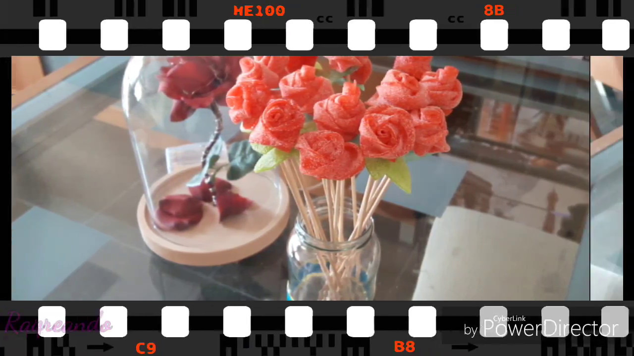 DIY Rosas de chuches