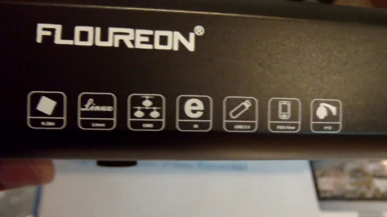 FLOUREON CCTV 4CH HD 1500TVL IR Video Camera Home Security System Kit