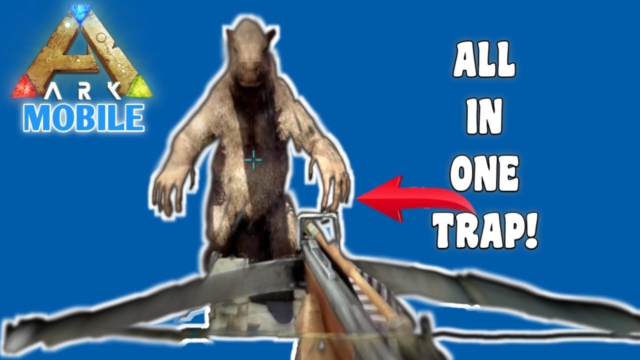 A Single Trap For Trapping & Taming All Dinos!!! | Ark Ultimate Mobile Edition | Ark Mobile Dinos
